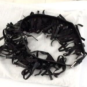 NEW WITHOUT TAG BCBGMAXAZRIA FRINGES BELT SZ Small